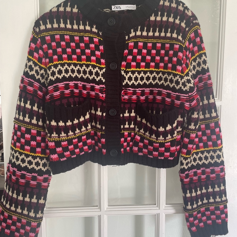 Zara Cropped Cardigan